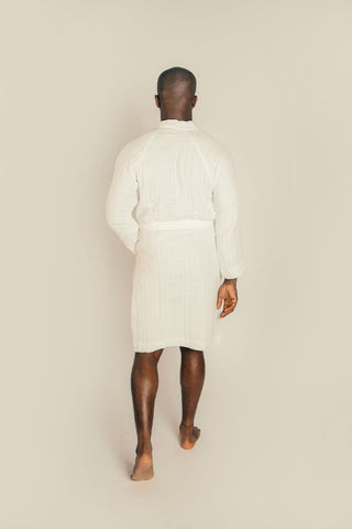 Gauzy Robe | White