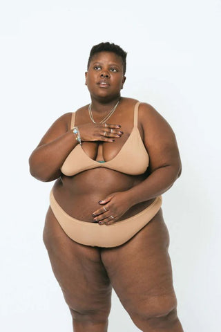 High Rise Bikini | Tan