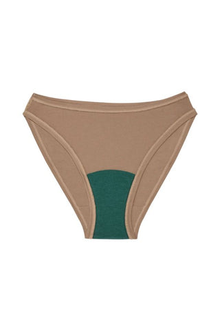 High Rise Bikini | Tan