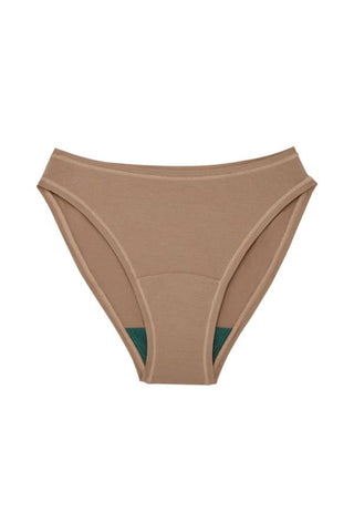 High Rise Bikini | Tan