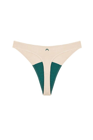 High Rise Thong | Beige