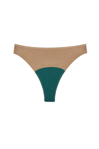 High Rise Thong | Tan