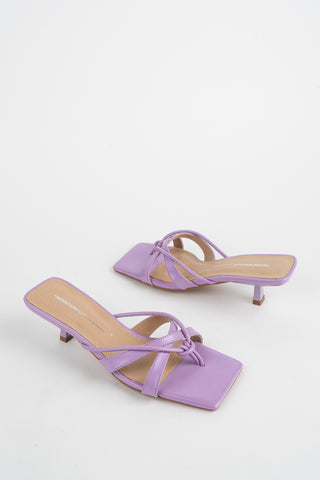 Eli Patent Leather Sandal | Lavender