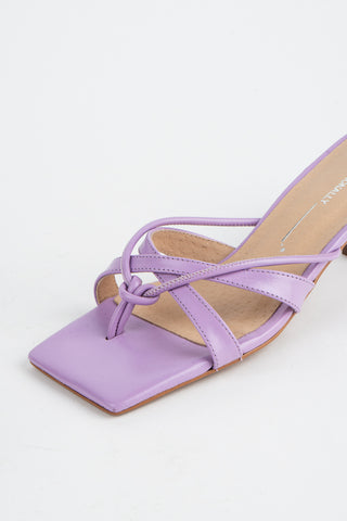 Eli Patent Leather Sandal | Lavender