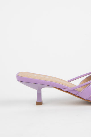 Eli Patent Leather Sandal | Lavender