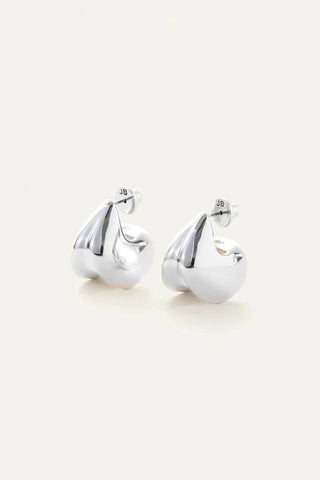Nouveaux Puff Earrings | Silver