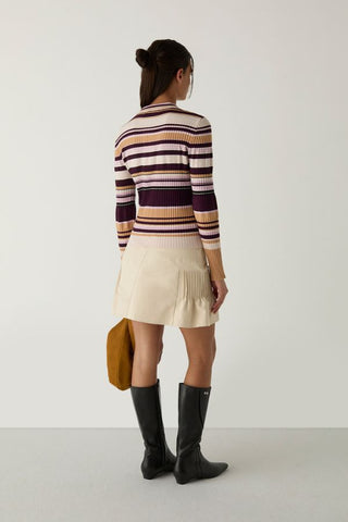 Ilyana Striped Polo Knit