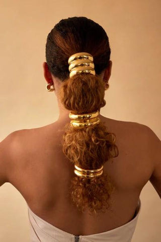 Glossy Double Arch Pony | Gold
