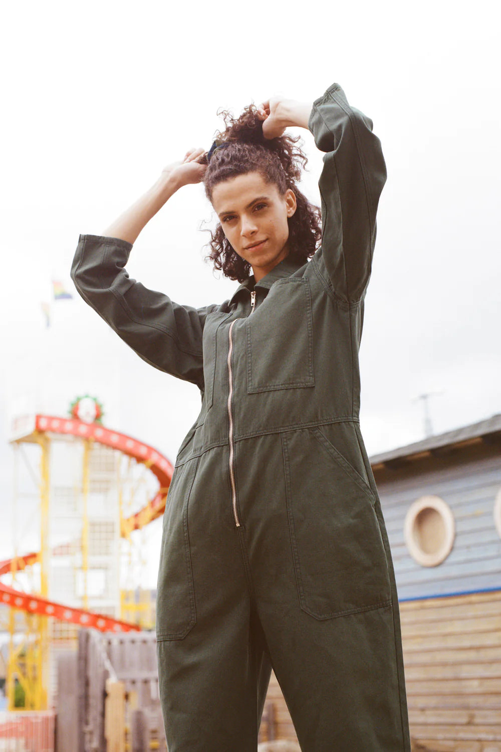 Dominic Boilersuit Forest Green LoversLand