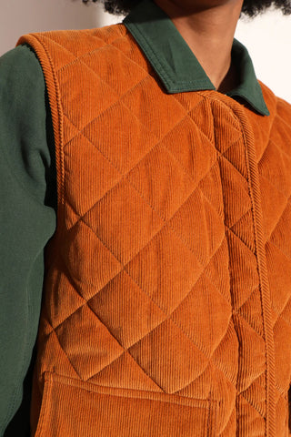 Flint Waistcoat Jacket | Ochre