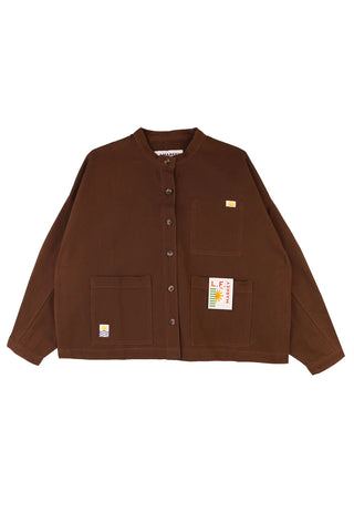 Wide Chore Jacket | Coffee