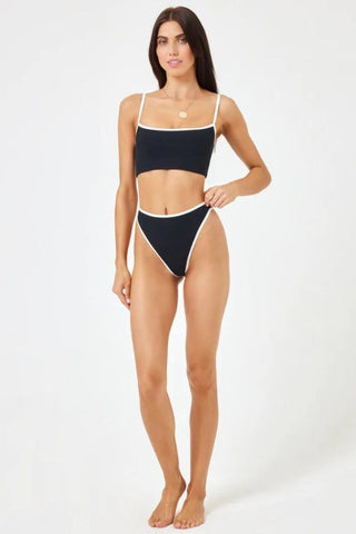 Adalyn Top | Black/Cream