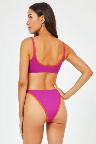 Jada Bitsy Bikini Bottom | Berry/Pimento