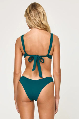 Mako Bikini Top | Deep Teal