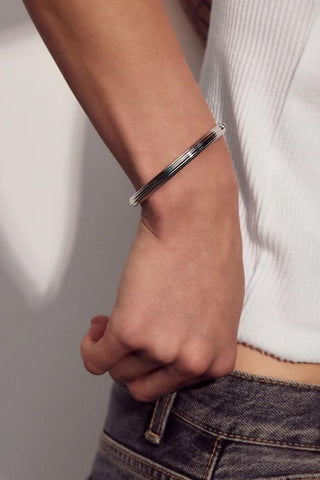 Remy Hinge Bracelet | Silver