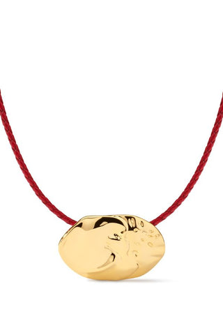 The Granada Disc Necklace | Gold