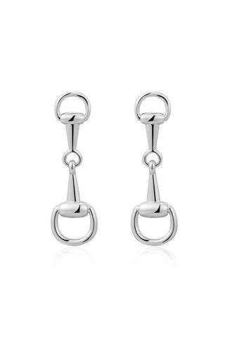 The Horsebit Stud Earrings | Silver