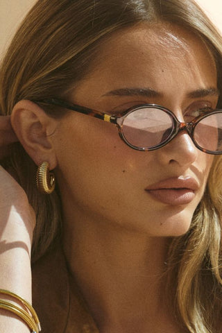 The XL Georgia Ridged Hoops