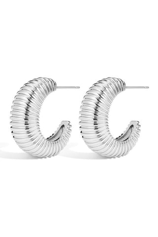 The XL Georgia Ridged Hoops