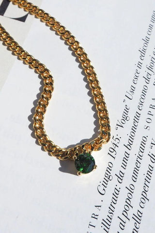 Bardot Stud Necklace | Gold