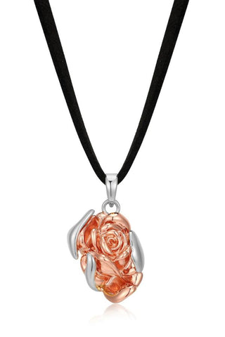 Rosa Pendant Necklace | Silver