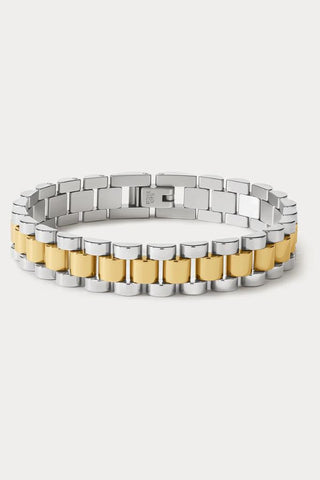 Two-Tone Timepiece Bracelet | Gold/Silver