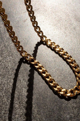The Classique Skinny Curb Chain | Gold