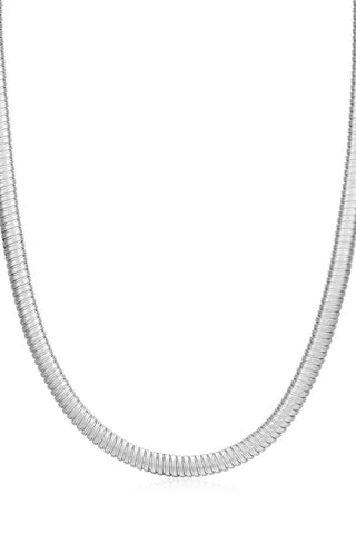 Mini Flex Snake Chain Necklace | Silver