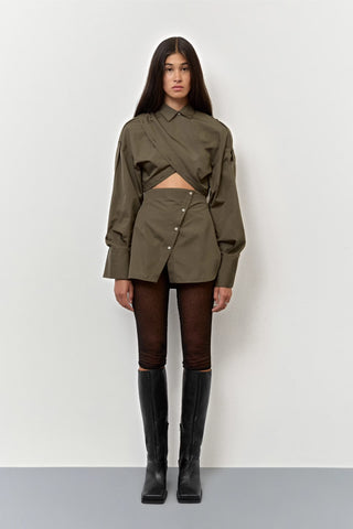 Brianna Grain Tall Boots | Black