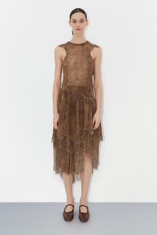 Yeida Chocolate Brown Ballerinas | Brown
