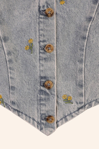 Lantana Corset Top | Buttercup Embroidery