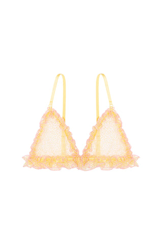 Mimosa Ruffled Triangle Bra