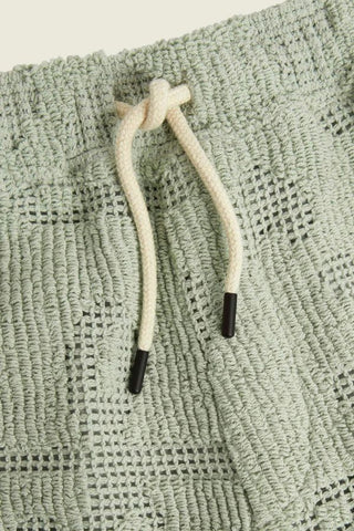 Galbanum Crochet Shorts