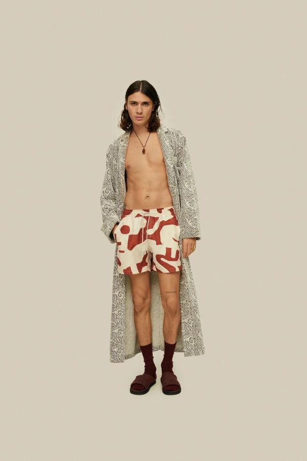 OAS - Russet Puzzlotec Swim Shorts main image 0