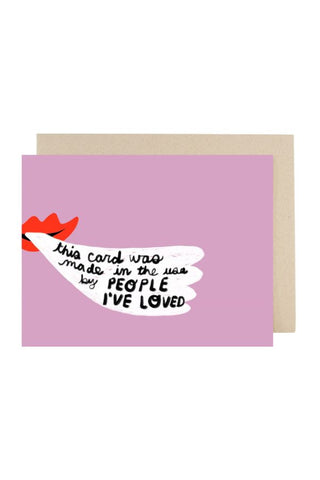 Birthday Lips Card