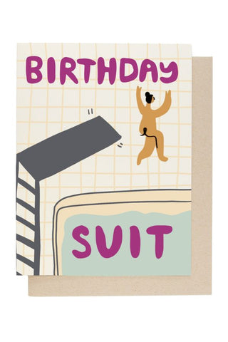 Birthday Suit Card