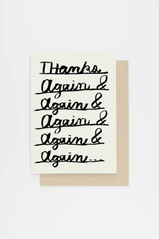 Thanks Again Card