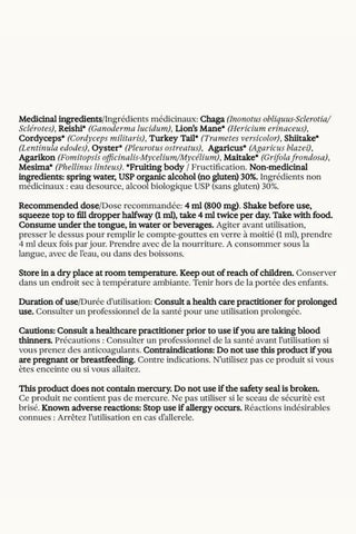 11:11 Super Multi-Mushroom Tincture | Alcohol-Free 100ml