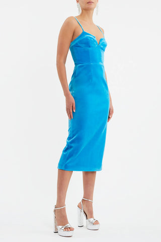 Bernadette Midi Dress | Blue