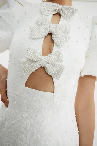 Ophelia Mini Dress | Ivory