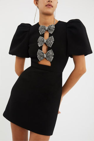 Yvonne Bow Mini | Black