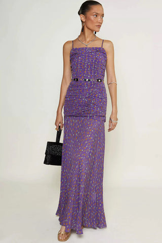 Tina Bandeau Gown | Evil Eye Purple