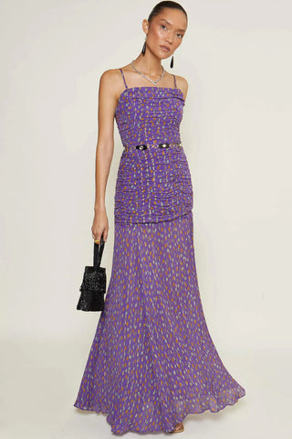 Tina Bandeau Gown | Evil Eye Purple