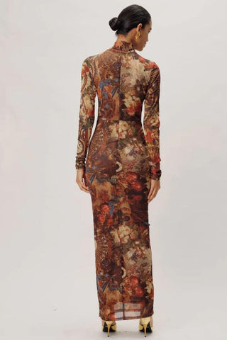 Micah Dress | Bronze Combo