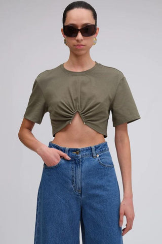 Elivra Top | Army Green