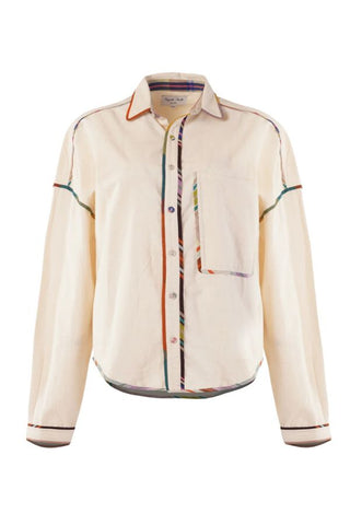 Artist Shirt | Ivory Mutli