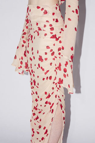 Chiffon Skirt | Nude Rose