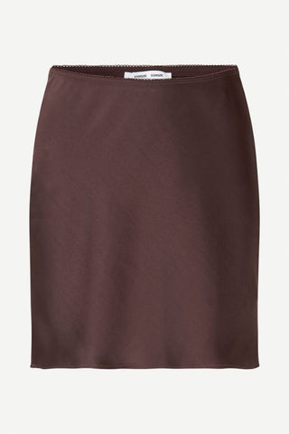 Saagneta Short Skirt | Brown Stone