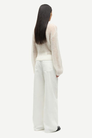 Sapoppie Cardigan | Clear Cream
