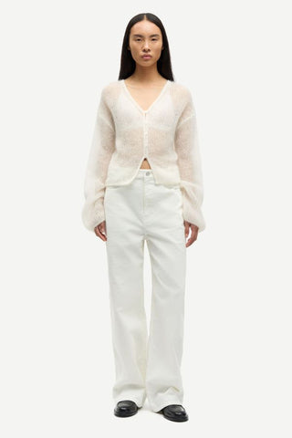 Sapoppie Cardigan | Clear Cream